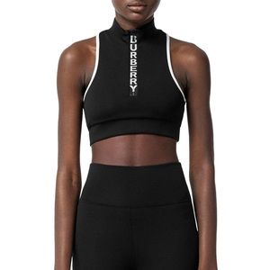 Burberry Black Sport Top in Small